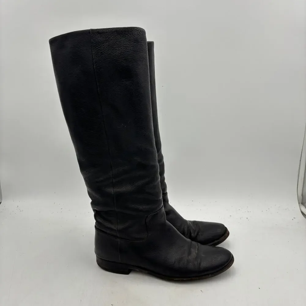 Vintage Maison Martin Margiela Riding Boots Women's 37.5 US 7.5 Black